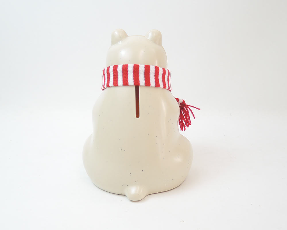 MK Tresmer | Polar Bear Money Box with Muffler 2021 ������������Ȣ ���� �ܡ������ޥե顼�դ�