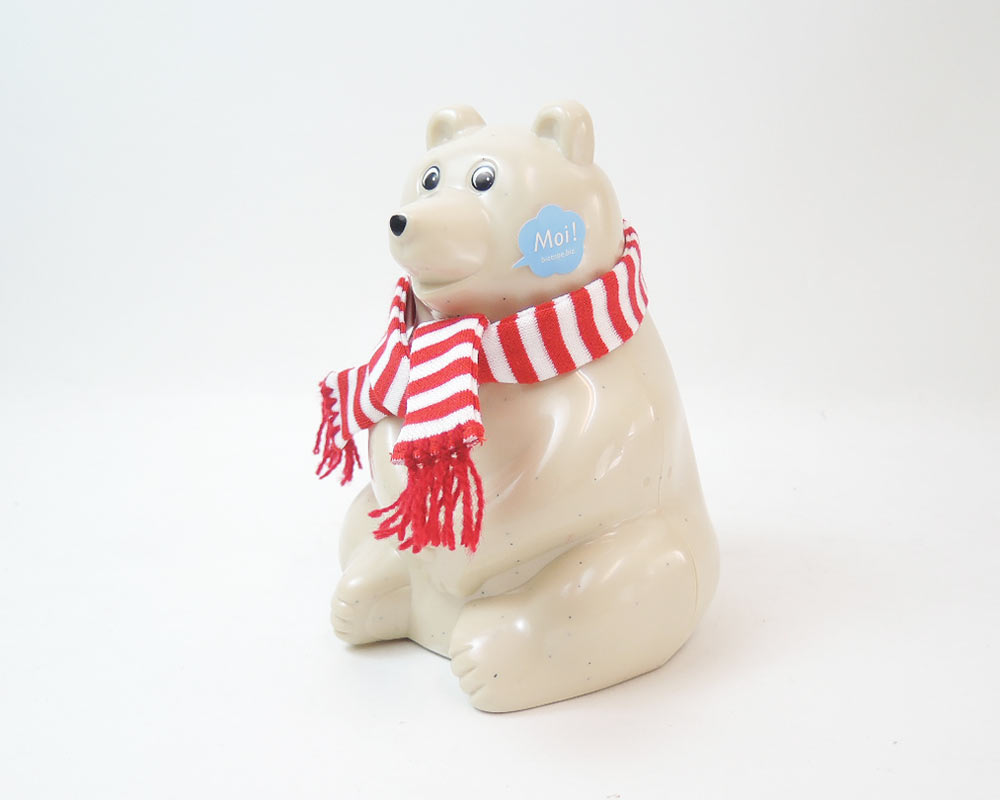 MK Tresmer | Polar Bear Money Box with Muffler 2021 ������������Ȣ ���� �ܡ������ޥե顼�դ�
