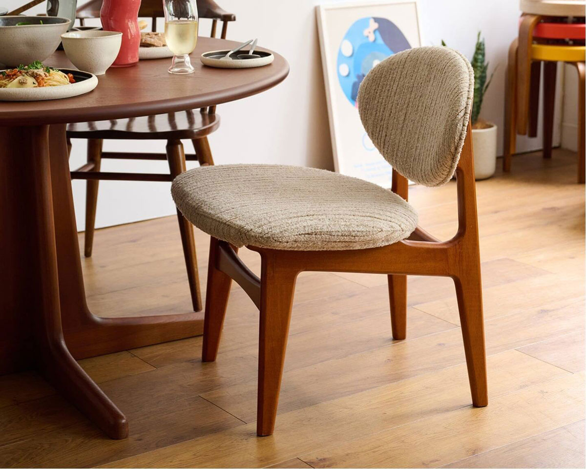 ACME Furniture | TRESTLES LOUNGE CHAIR BE26 トラッセルラウンジチェア ベージュ26