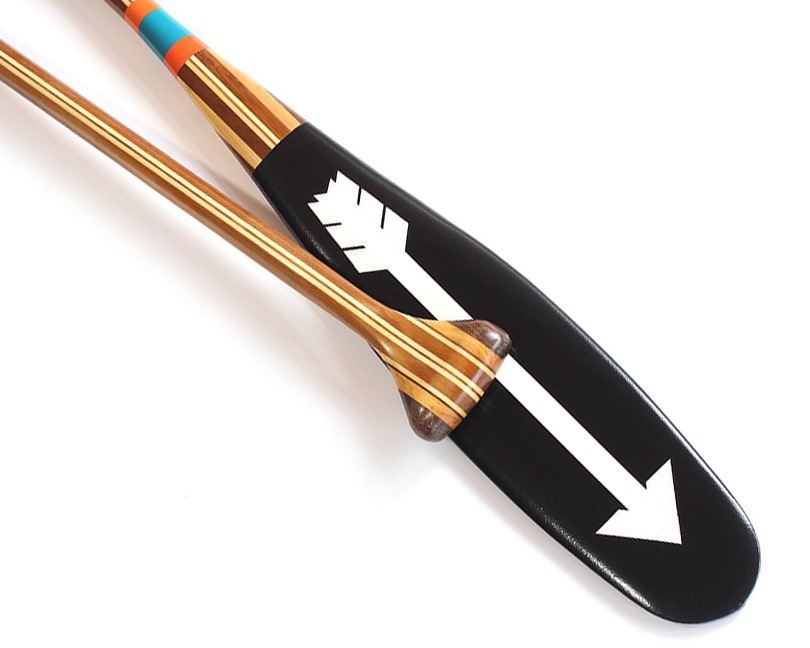 サンボーンカヌー｜SANBORN CANOE COMPANY Artisan Painted PADDLE NORTH カヌーパドル