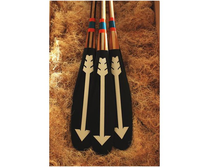 サンボーンカヌー｜SANBORN CANOE COMPANY Artisan Painted PADDLE NORTH カヌーパドル