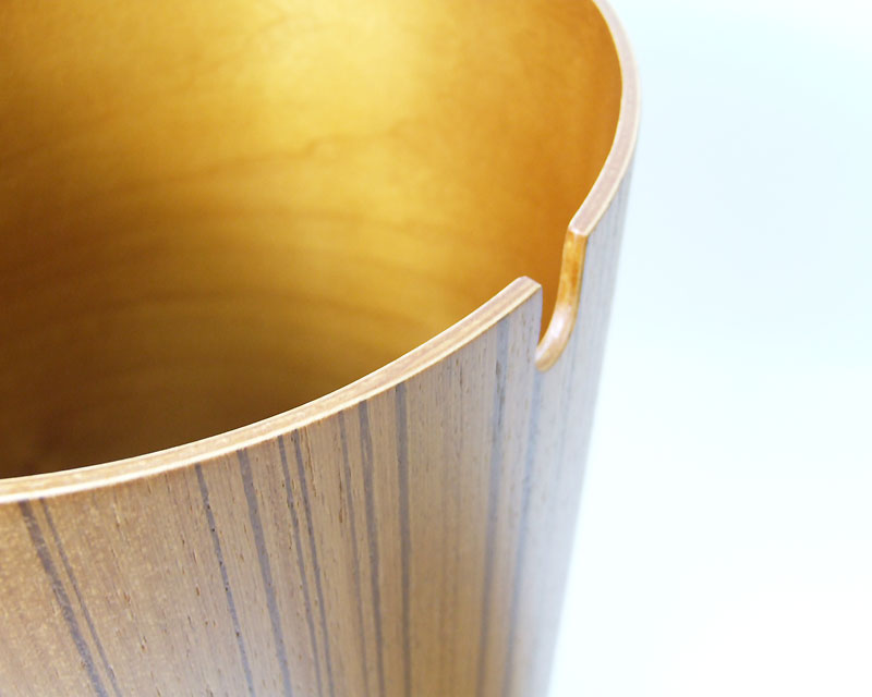 SAITO WOOD | Paper Basket 952A Teak grain �ڡ��ѡ��Х����åȳ��դ� 952A ������