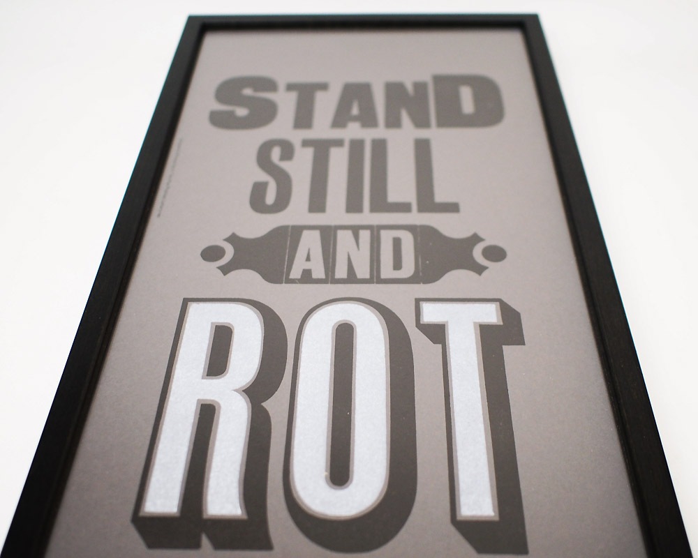 A TWO PIPE PROBLEM LETTERPRESS | STAND STILL AND LOT POSTER ɥƥ ݥ