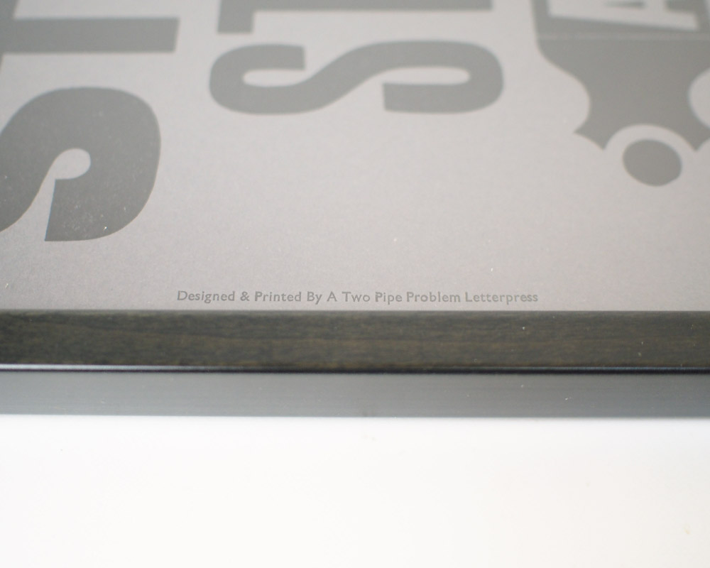 A TWO PIPE PROBLEM LETTERPRESS | STAND STILL AND LOT POSTER ɥƥ ݥ