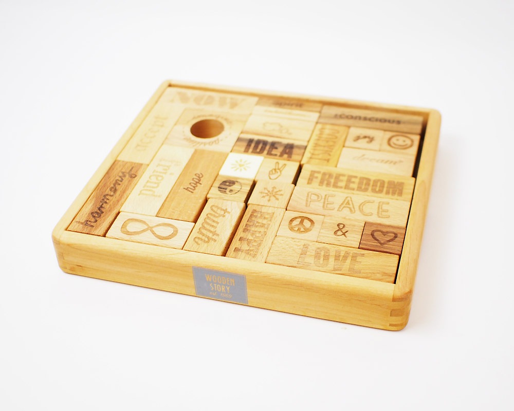 Wooden Story | Peace & Love Block (29pcs)  ԡ&֥֡å/Ѥ