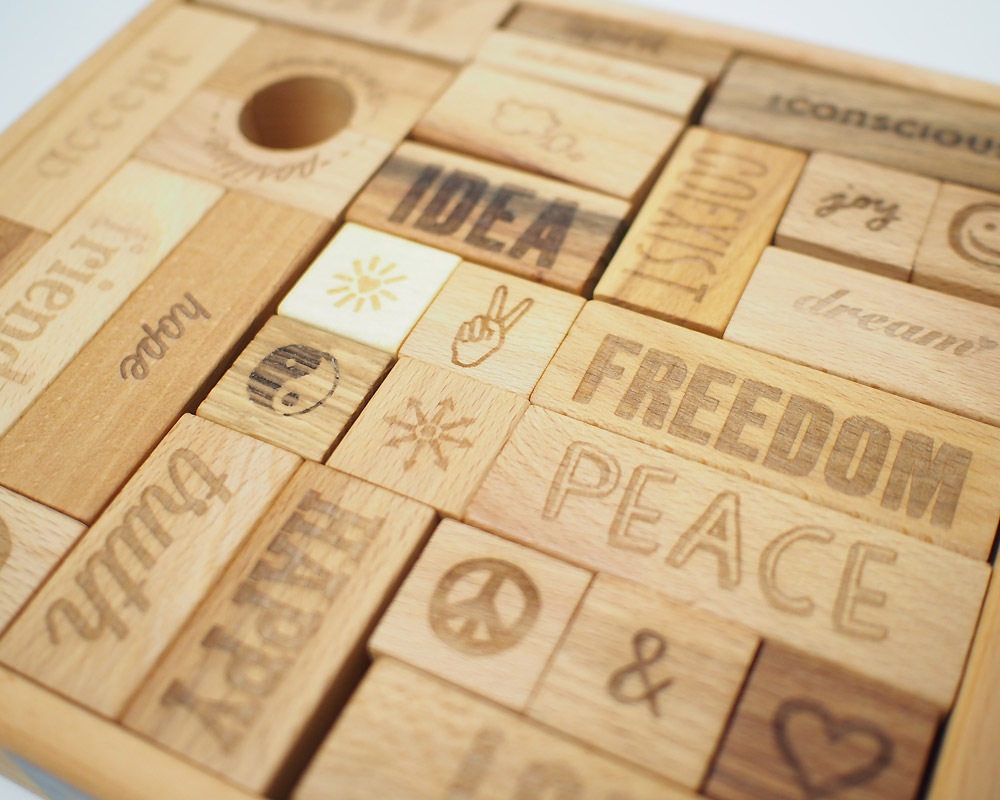 Wooden Story | Peace & Love Block (29pcs)  ԡ&֥֡å/Ѥ