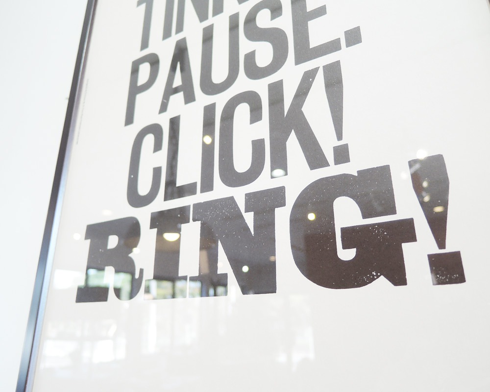 A TWO PIPE PROBLEM LETTERPRESS | TINKLE PAUSE POSTER �ƥ��󥯥�ݡ��� �ݥ�����