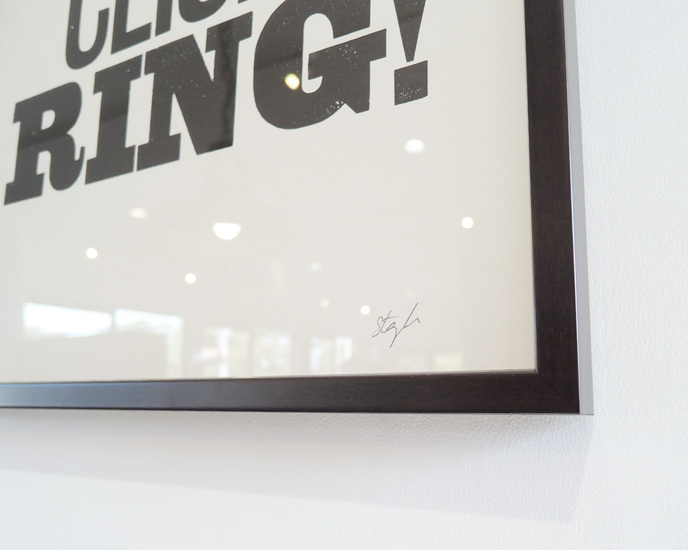 A TWO PIPE PROBLEM LETTERPRESS | TINKLE PAUSE POSTER �ƥ��󥯥�ݡ��� �ݥ�����