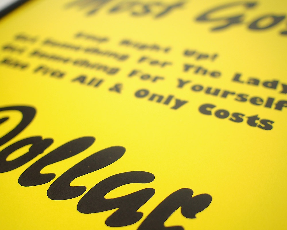 A TWO PIPE PROBLEM LETTERPRESS | EVELYTHING MUST GO POSTER ���֥ꥷ�󥰥ޥ��ȥ��� �ݥ�����