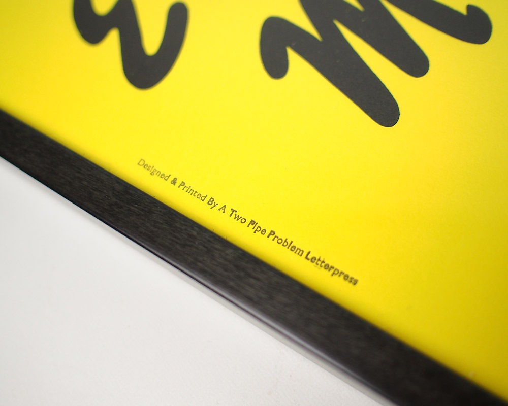 A TWO PIPE PROBLEM LETTERPRESS | EVELYTHING MUST GO POSTER ���֥ꥷ�󥰥ޥ��ȥ��� �ݥ�����