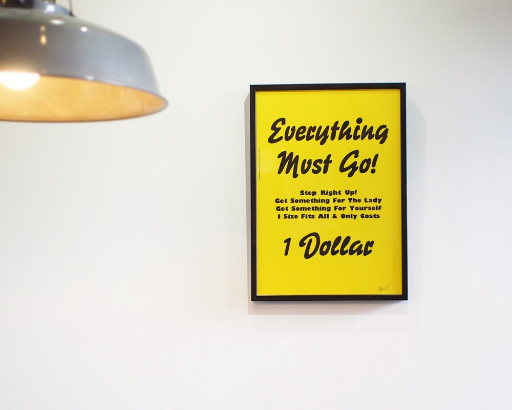 A TWO PIPE PROBLEM LETTERPRESS | EVELYTHING MUST GO POSTER ���֥ꥷ�󥰥ޥ��ȥ��� �ݥ�����