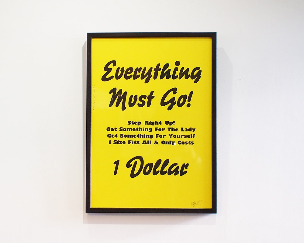 A TWO PIPE PROBLEM LETTERPRESS | EVELYTHING MUST GO POSTER ���֥ꥷ�󥰥ޥ��ȥ��� �ݥ�����