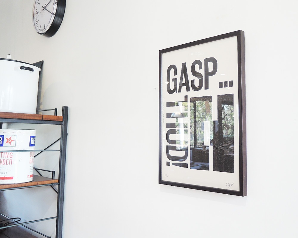 A TWO PIPE PROBLEM LETTERPRESS | GAPS THUD POSTER ����åץ������ɥ� �ݥ�����