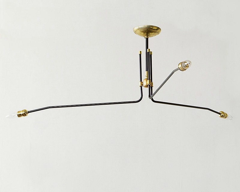ACME Furniture | Solid Brass Lamp Long 3ARM åɥ֥饹 3