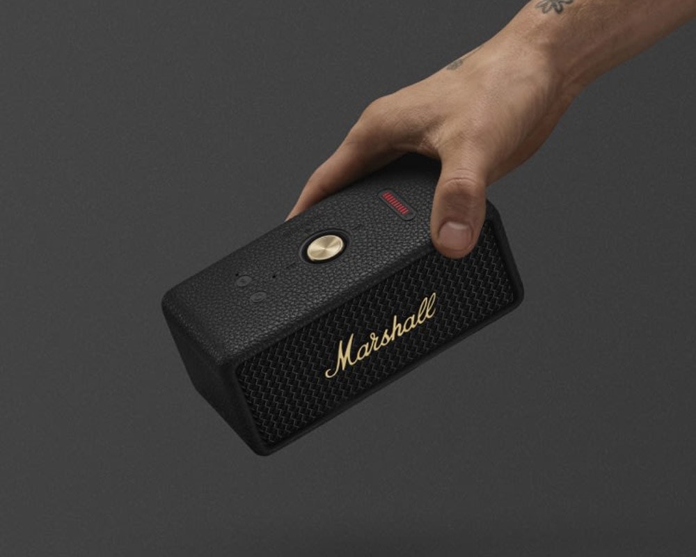 Marshall | Emberton�� Black and Brass Portable Speaker ����С��ȥ�3 �ݡ����֥륹�ԡ�����