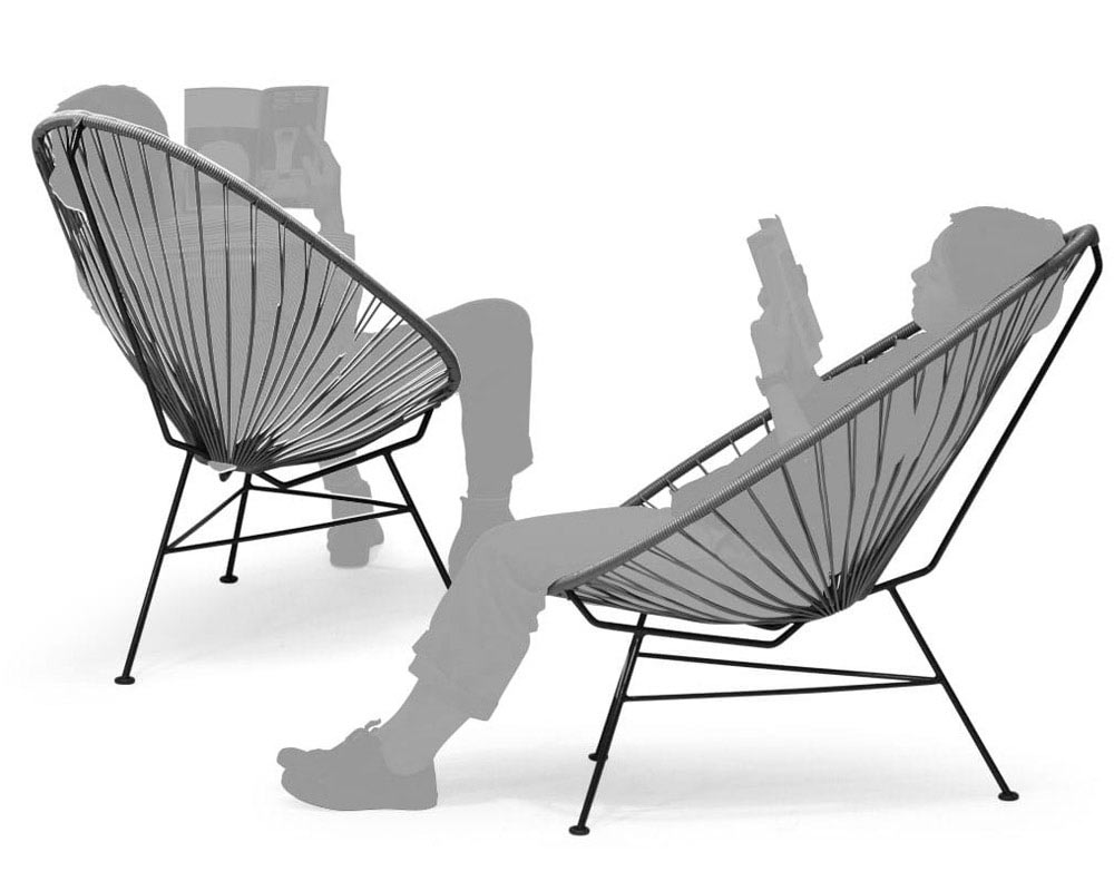 OUTLET | METROCS | Acapulco Chair Black ץ륳 ֥å