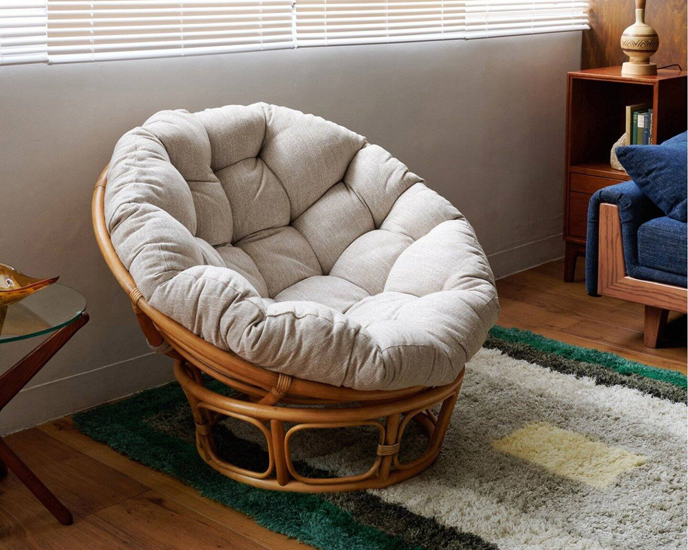 ACME Furniture】WICKER EASY CHAIR(ウィッカーイージーチェア