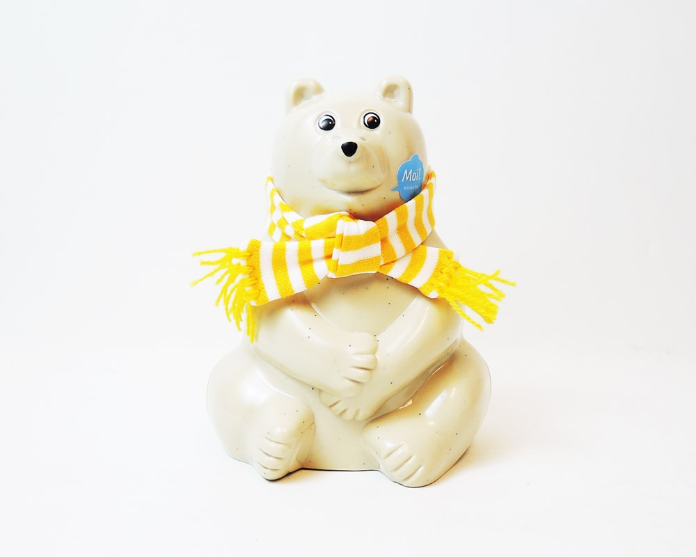 MK Tresmer | Polar Bear Money Box with Muffler 2022 Ȣ  ܡޥե顼դ