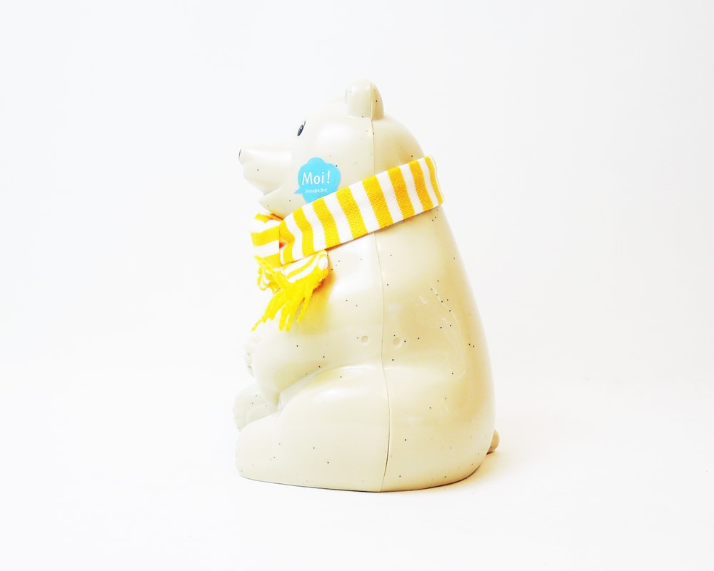 MK Tresmer | Polar Bear Money Box with Muffler 2022 Ȣ  ܡޥե顼դ