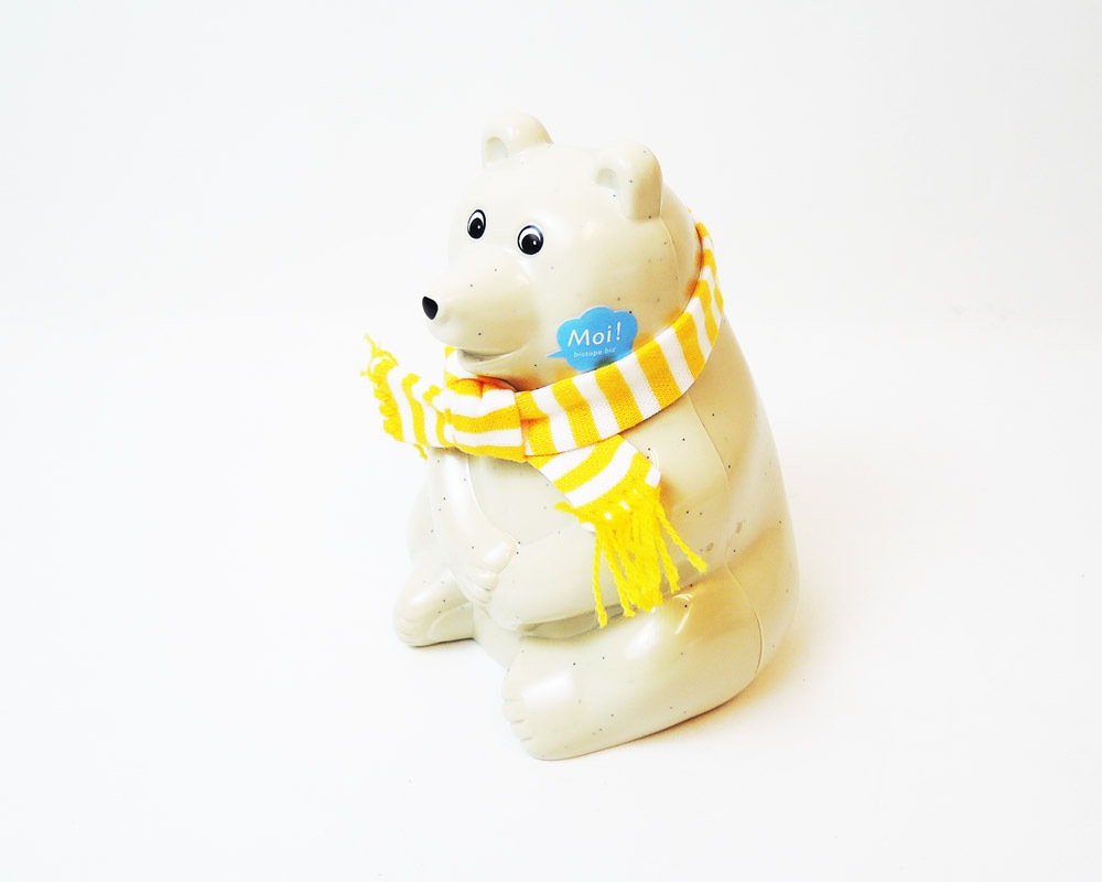 MK Tresmer | Polar Bear Money Box with Muffler 2022 Ȣ  ܡޥե顼դ