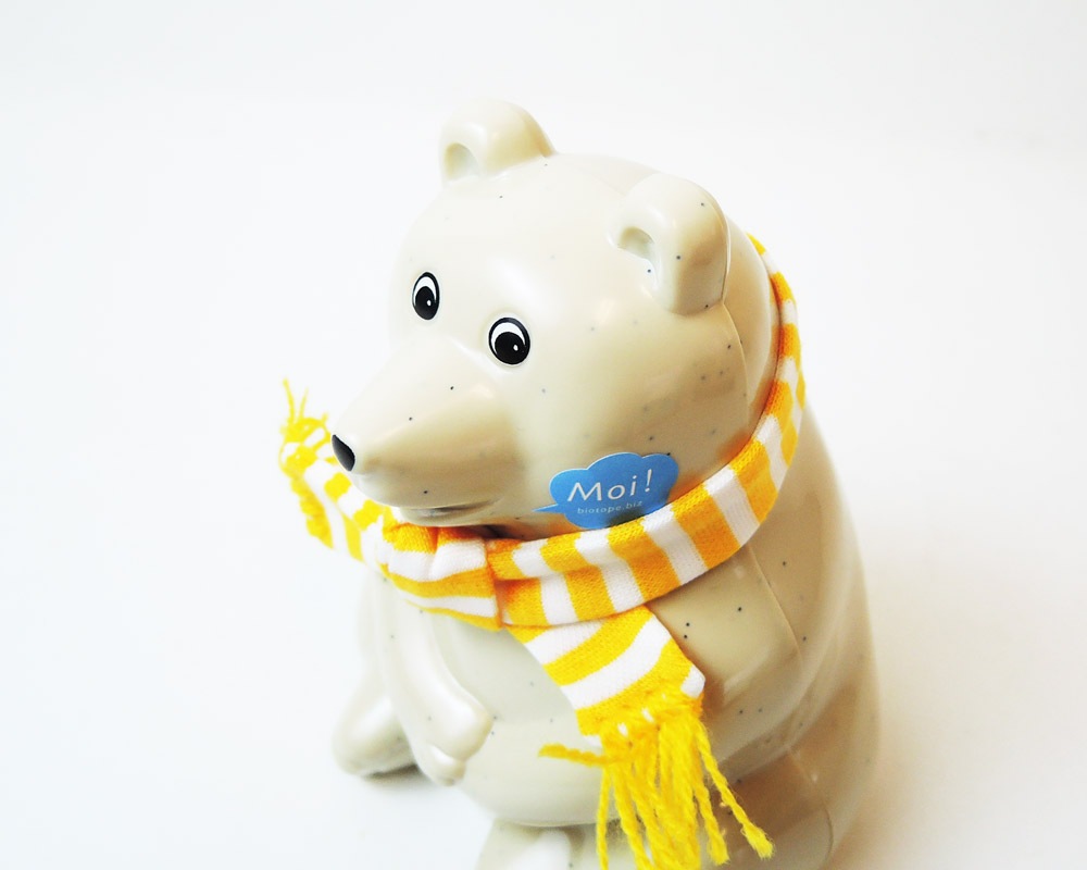 MK Tresmer | Polar Bear Money Box with Muffler 2022 Ȣ  ܡޥե顼դ