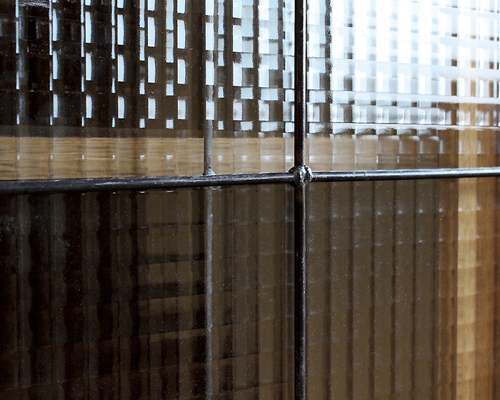 a.depeche | cadeal slide glass cabinet low ���ǥ� ���饤�ɥ��饹����ӥͥå� ����