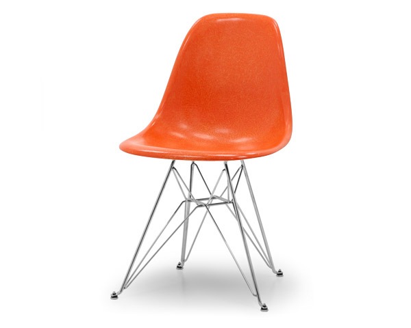5月30日まで出品】 70年代 イームズ シェルチェア オレンジ ドレッシング