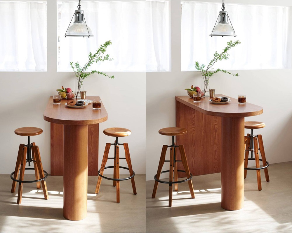 journal standard Furniture | PORTO COUNTER TABLE Brown �ݥ�ȥ����󥿡��ơ��֥�