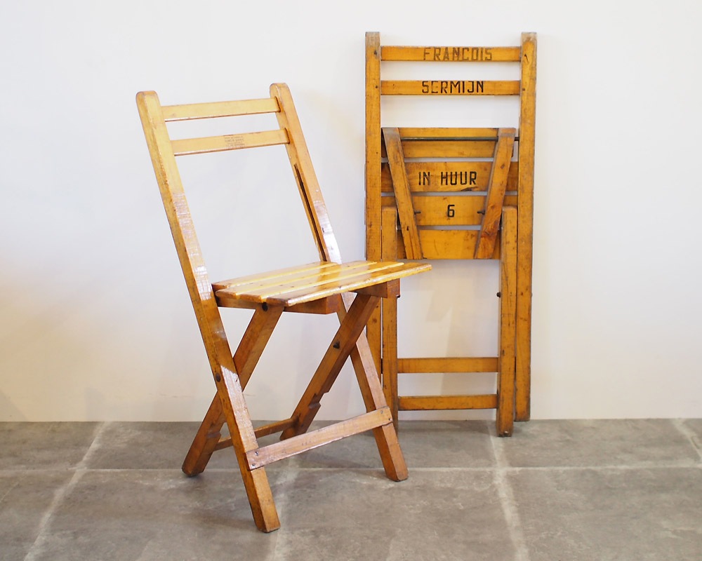 フランス(不明)｜Unknown France French Folding Church Chair フレンチフォールディングチャーチ