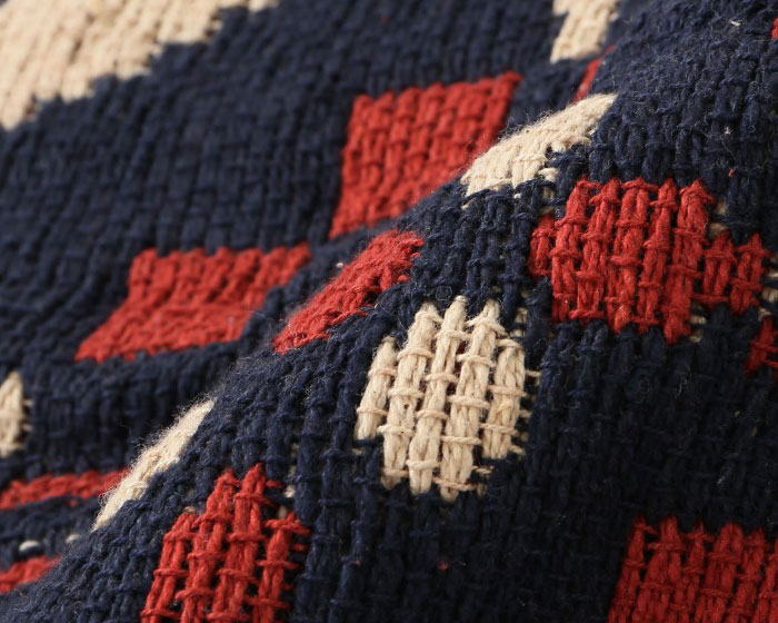 ACME Furniture | OVERSHOT RUG Navy/Red �����С�����åȥ饰