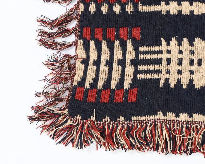 ACME Furniture | OVERSHOT RUG Navy/Red �����С�����åȥ饰