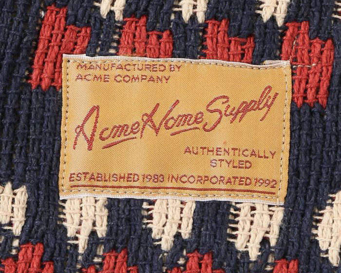 ACME Furniture | OVERSHOT RUG Navy/Red �����С�����åȥ饰