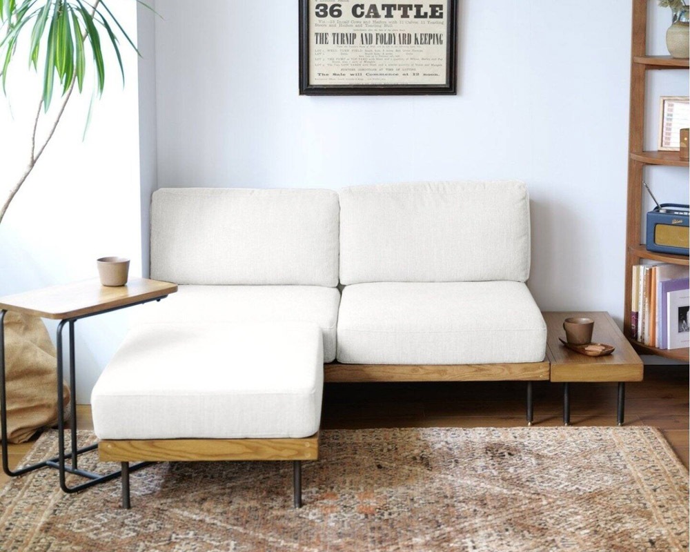 journal standard Furniture | LILLE OTTOMAN White 륪åȥޥ ۥ磻