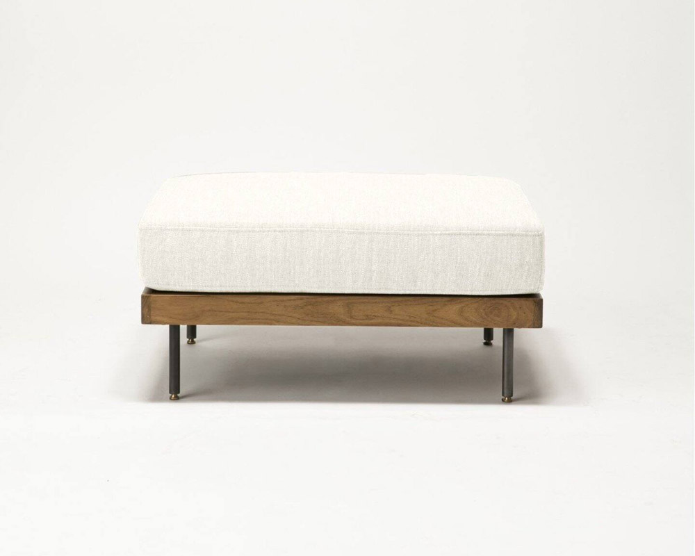 journal standard Furniture | LILLE OTTOMAN White 륪åȥޥ ۥ磻