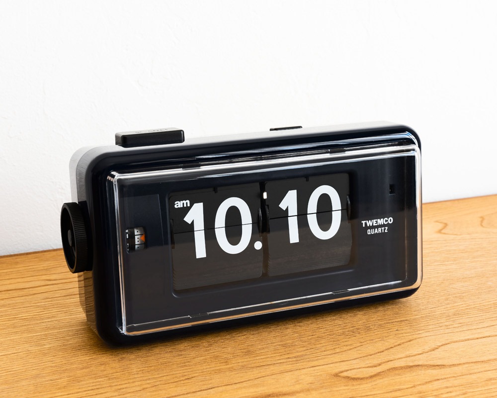 TWEMCO | Flip Alarm Clock AL-30 Limited All Black �ȥ����� ���顼�९���å� AL-30 �����֥�å�