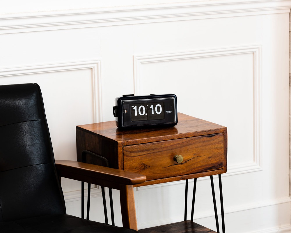 TWEMCO | Flip Alarm Clock AL-30 Limited All Black �ȥ����� ���顼�९���å� AL-30 �����֥�å�