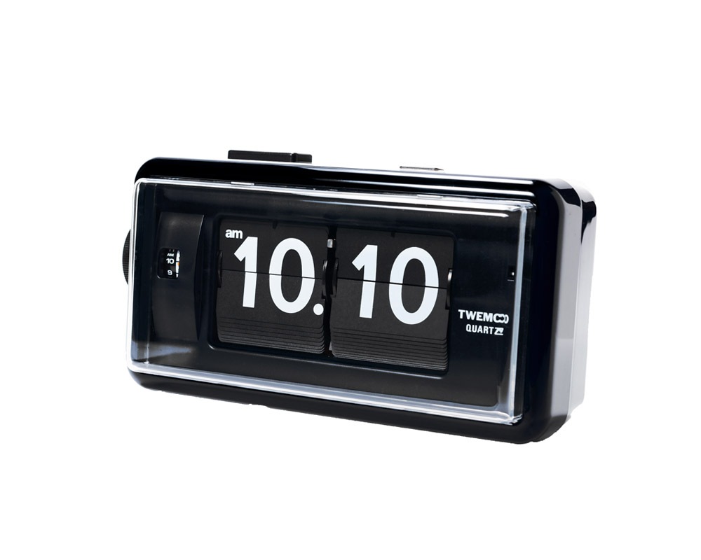 TWEMCO | Flip Alarm Clock AL-30 Limited All Black �ȥ����� ���顼�९���å� AL-30 �����֥�å�