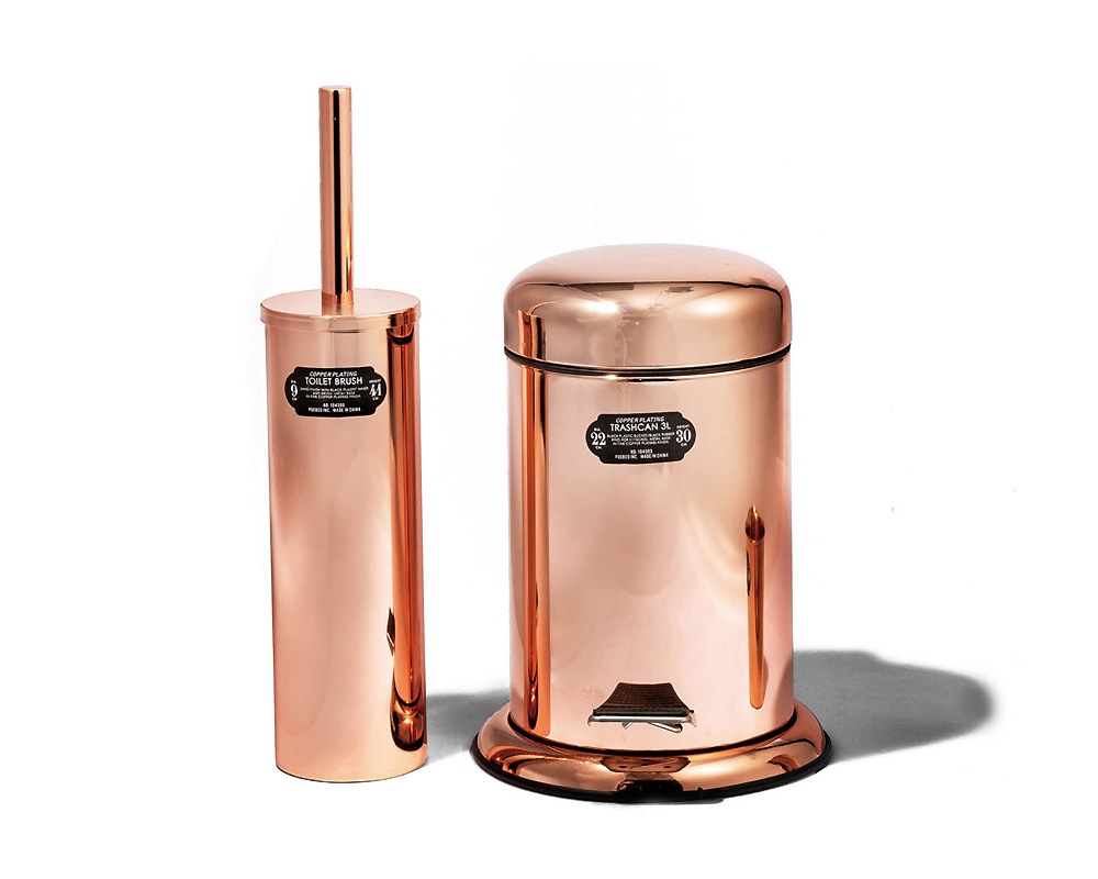 PUEBCO | COPPER Plating TRASHCAN Ƽ��å� �ȥ�å��奫��