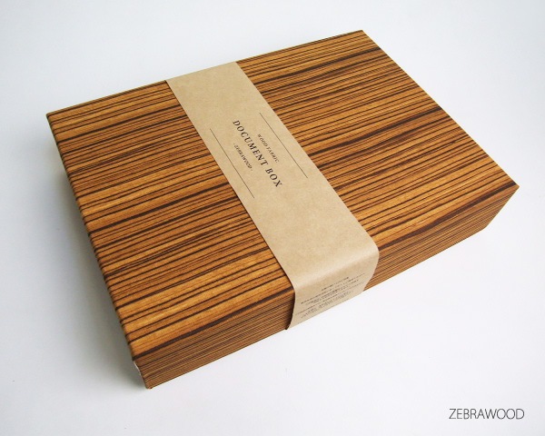 Landscape Products | Wood Fabric Document Box ���åɥե��֥�å� �ɥ�����ȥܥå���