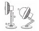 DULTON | SWING ARM DESK FAN �������󥰥����� �ǥ����ե���