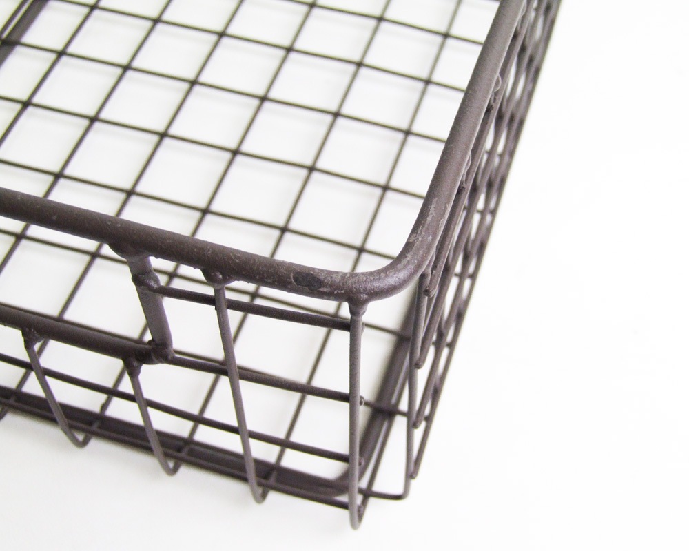 PUEBCO/プエブコ｜ワイヤーバスケットシューズボックス /WIRE BASKET
