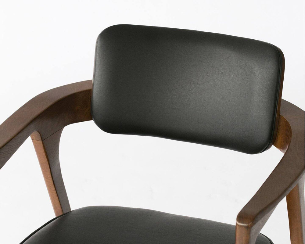 ACME Furniture | WARNER ARM CHAIR_BLACK PVC ʡ PVC