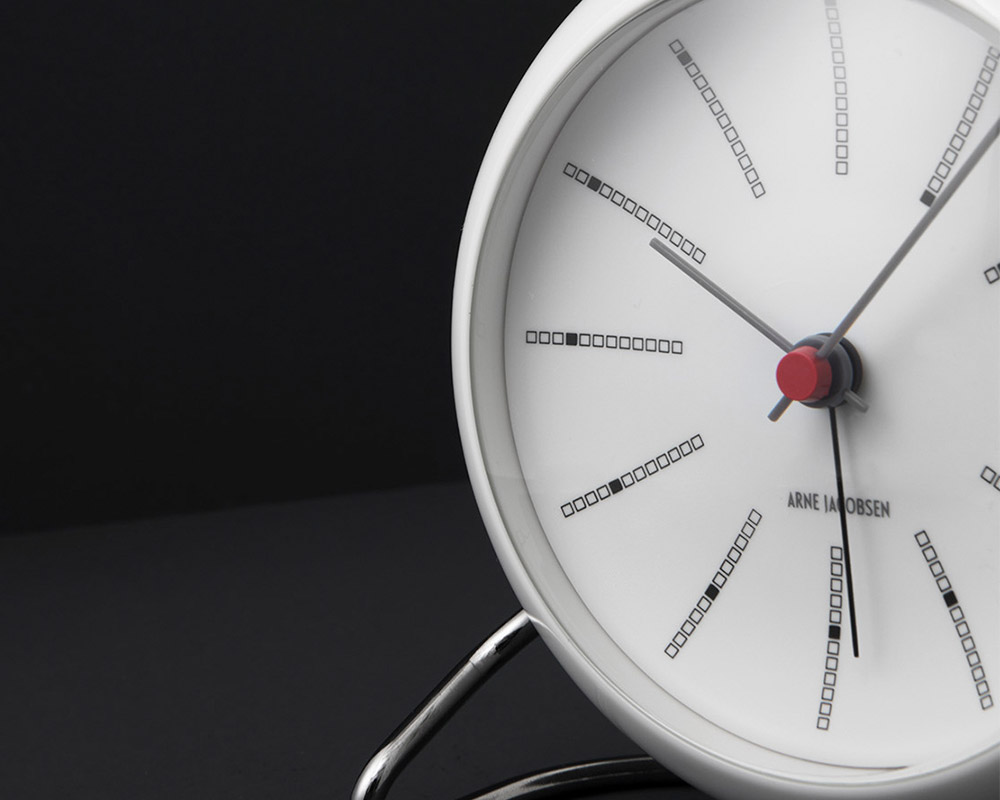 Rosendahl | Arne Jacobsen Table Clock BANKERS ͎䥳֥ ơ֥륯å Х󥫡