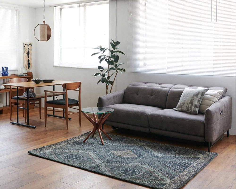 journal standard Furniture | SHEFFIELD RECLINING SOFA GY 2nd �����ե�����ɥꥯ�饤�˥󥰥��ե� ���졼