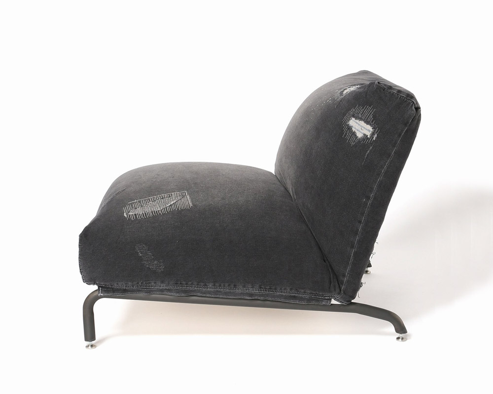 journal standard Furniture | RODEZ CHAIR BLACK Damage DENIM ���ǥ����� �֥�å����᡼���ǥ˥�