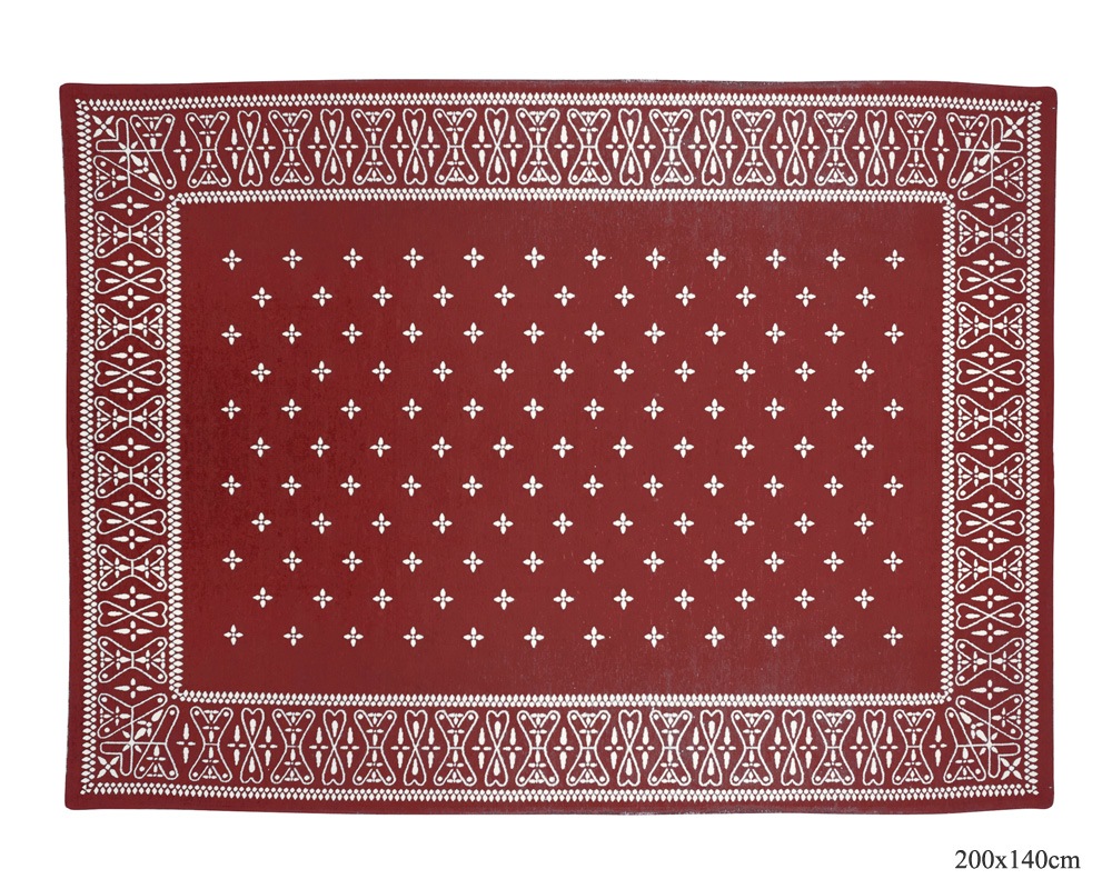 DETAIL | Cross Bandana Rug Burgundy [4size] �������Х���ʥ饰 �С�����ǥ�