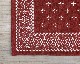 DETAIL | Cross Bandana Rug Burgundy [4size] �������Х���ʥ饰 �С�����ǥ�