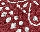 DETAIL | Cross Bandana Rug Burgundy [4size] �������Х���ʥ饰 �С�����ǥ�