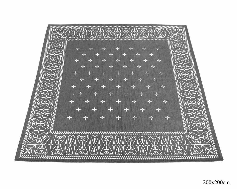 DETAIL | Cross Bandana Rug Gray [4size] �������Х���ʥ饰 ���졼