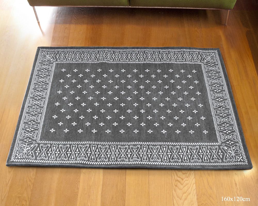 DETAIL | Cross Bandana Rug Gray [4size] �������Х���ʥ饰 ���졼